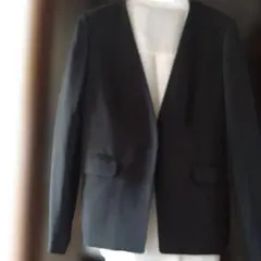 CLOSSH Biz ノーカラーブラックジャケットのみMサイズ