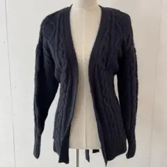 美品　ナチュラルビューティーベーシック　レディース　ニットカーディガン