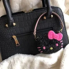 ハローキティ キティデコ　小物入れ ブラックキティ