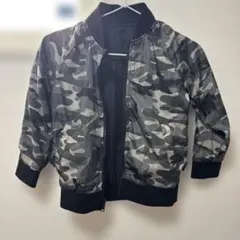 最終価格！　値下げ！迷彩柄リバーシブルジャケット　ブラック　ジャンバー