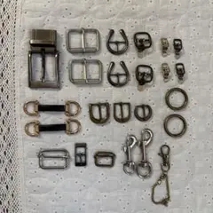 金属製　バックルセット いろいろ　尾錠　古道具　複数点