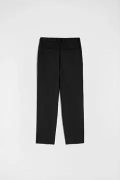 新品定価17.8万　JIL SANDER ウールギャバジン　ジップパンツ　黒46 新品定価17.8万 JIL SANDER ウールギャバジン ジップパンツ 黒46