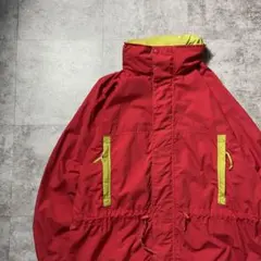 【XL】90s ティンバーランド　刺繍ロゴ　好配色　ナイロンマウンテンジャケット