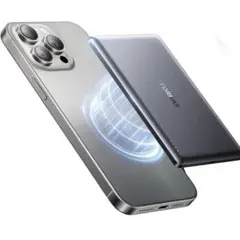 モバイル バッテリー MagSafe対応 軽量 小型 バッテリー マグセーフ