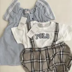 【新品・タグ付き】POLO baby 70㎝　2着セット