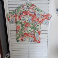 オスティアジャバン 衣 KOROMO アロハシャツ 開襟シャツ 鯉 カープ L