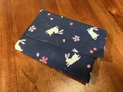 ★うさぎのティッシュケース★布制★ハンドメイド★手作り★小物入れつき★軽い！