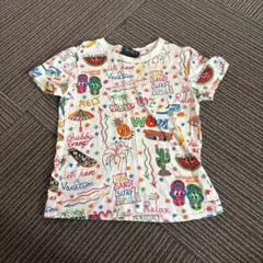 CHUBBYGANG 半袖Tシャツ 総柄 100cmのサムネイル