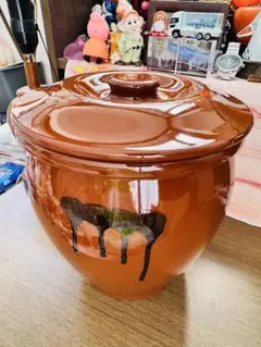 希少・廃盤】常滑焼 久松窯 ガラス蓋付き 漬物かめ 4L（4号） - メルカリ