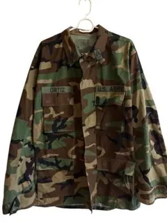 米軍実物 BDUジャケット ウッドランドカモ US.ARMY Ｍ-Lのサムネイル