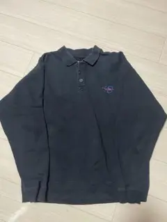 yardsale 黒 ポロシャツ　厚地トレーナー　Lサイズ
