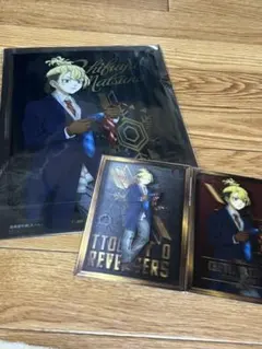 東京リベンジャーズ　アニメイト　くじ　松野千冬　クリアファイル　ポストセット