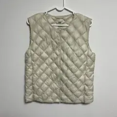 UNIQLO WARM PADDED M ベージュ キルティングジャケット