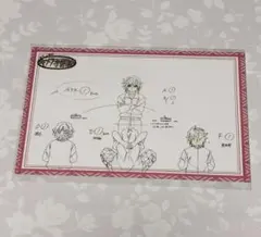 鬼滅の刃 キメツ学園原画ポストカード 竈門炭治郎 我妻善逸 嘴平伊之助 冨岡義勇