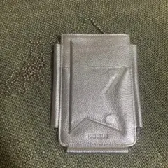 ハシバミ　スマホショルダーバック　シルバー