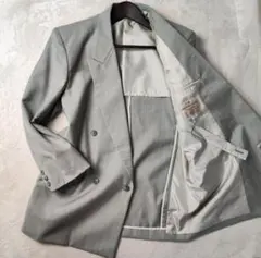 モダンクラブ セットアップ ダブル ストライプ ウール混