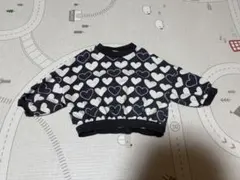 BREEZE ハート柄トレーナー 80cm