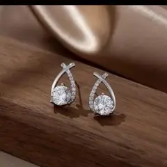 ✳️シルバーライン CZダイヤピアス✳️只今SALE中✳️
