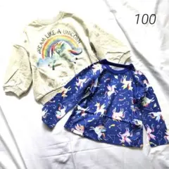 ①　ビッツ　男の子　ユニコーン　トレーナー　ロンT　まとめ売り　春夏　新品のサムネイル