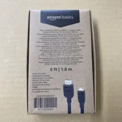 Amazon Basics ミニHDMI to HDMIケーブル 1.8m