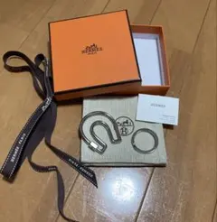 HERMES フック型キーホルダーエトリエH077215FJ - メルカリ