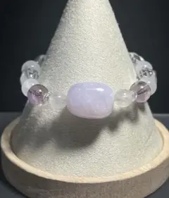 スコロライト カット水晶 ムーンストーン アメトリン ブレスレット