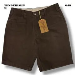 人気品！ TENDERLOIN BDP ピケ ショーツ 短パン ブラウン 茶 Mのサムネイル