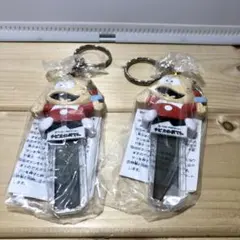 赤塚不二夫　チビ太のおでん　デジタル時計キーホルダー　2個セット　おそ松くん