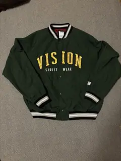 VISION STREET WEAR スタジャン ダークグリーン