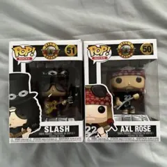 Funko Pop Rocks Guns N' Roses 2体セット開封済みのサムネイル