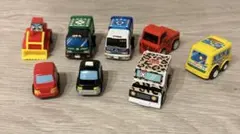 ⭐︎はたらくくるま ミニカー 8台⭐︎ブルドーザー、清掃車、ゴミ収集車、トラック等