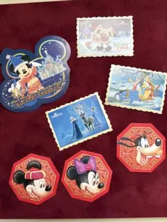 香港ディズニーランド ステッカーシールセット 7枚のサムネイル