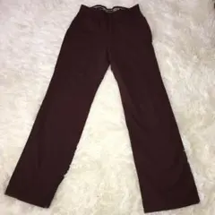 コムサイズム　メンズ　チノパン　Mサイズ　ボルドー　赤　綿