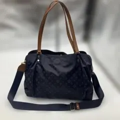 【極美品】ラシット ナイロン トートバッグ 肩掛け A4収納可 ブラウン