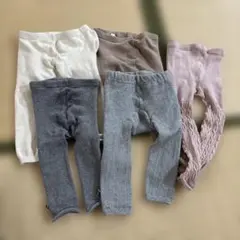 ベビー用レギンス 5点セット