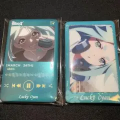 TO BE HERO X 場面写ホログラムスクエア缶バッジ ラッキーシアン 2種