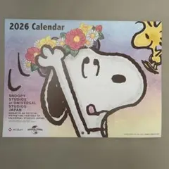 2026年 スヌーピー 壁掛けカレンダー