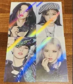 BLACKPINK 4人x3トレカ (各メンバー3枚数づつ)