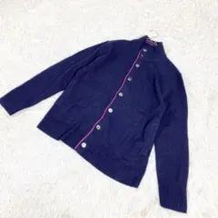 シップス　ウールカーディガン　ネイビー　紺　Lサイズのサムネイル