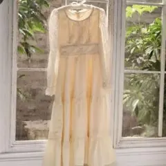 TreatUrself Dot tulle ribbon long dress - メルカリ