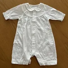 ミキハウス　50 60 退院着　ロンパース　セレモニーロンパース