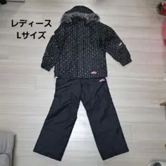 カラフルドットのスキーウェアセット　Lサイズ　AIRWALK