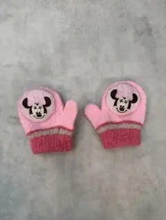 ミニーマウス刺繍 手袋