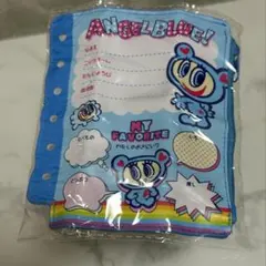 エンジェルブルー　プロフィール帳風ポーチ　青　ナルミヤ　ガチャガチャ