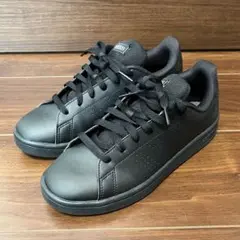 アディダス　adidas スニーカー　24㎝　レディース　アドバンコート　黒のサムネイル