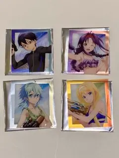 ソードアート・オンライン ・ウォーターガンバトルver. アクリルカード4枚