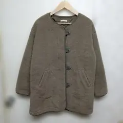 W692 cloudnine ノーカラー ボアジャケット