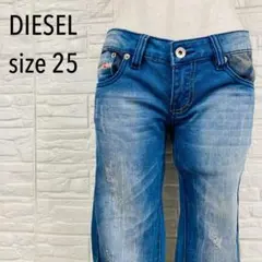 DIESEL ディーゼル SLAMMER バイカラー デニムパンツ　w25のサムネイル