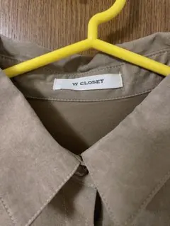 ダブルクローゼット バルーンスリーブシャツ ブラウン