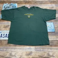 Tシャツ　刺繍ロゴ　グリーンベイパッカーズ　NFL